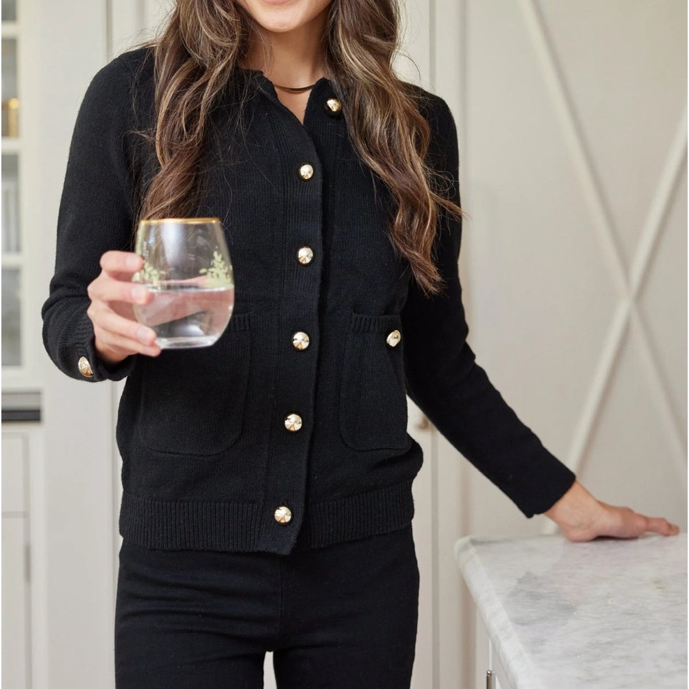 Sail To Sable Button Front Pocket Cardigan